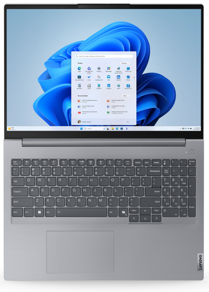 Lenovo ThinkBook 16 G7 ARP AMD Ryzen™ 5 7535HS Portatil 40,6 cm (16'') WUXGA 16 GB DDR5-SDRAM 512 GB SSD Wi-Fi 6 (802.11ax) Windows 11 Pro Espanol Gris