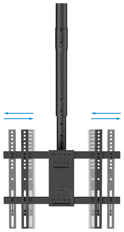 TooQ Soporte de Techo para Pantallas 32''-75'', Negro