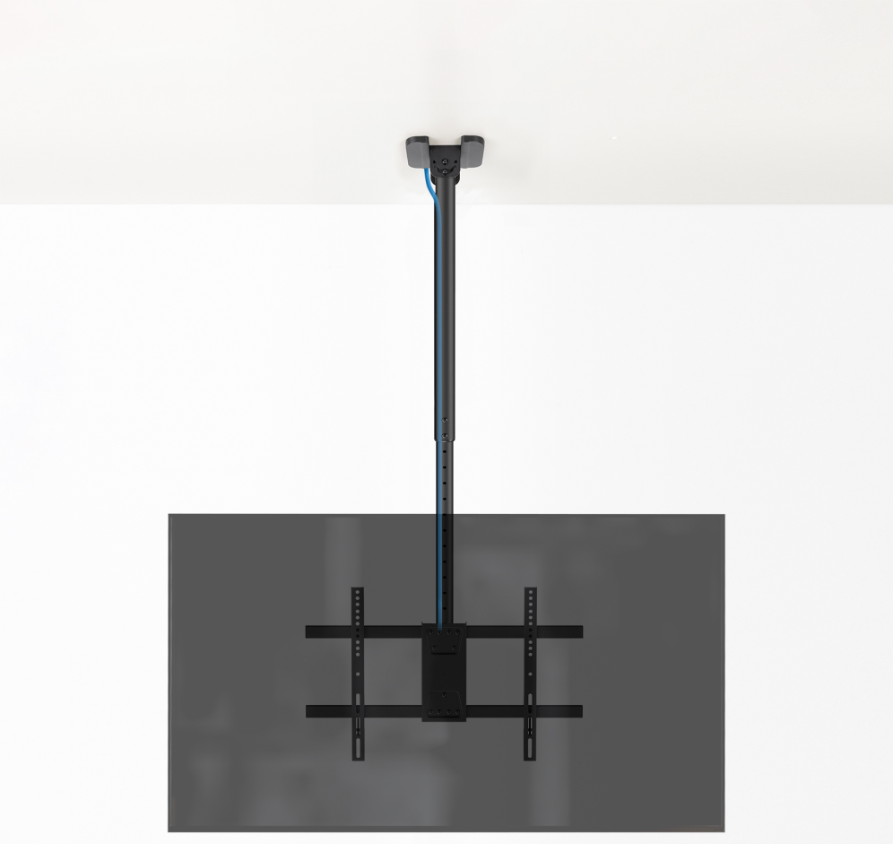 TooQ Soporte de Techo para Pantallas 43''-86'', Negro