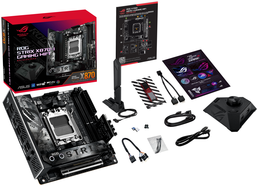 ASUS ROG STRIX X870-I GAMING WIFI AMD X870 Zócalo AM5 mini ITX