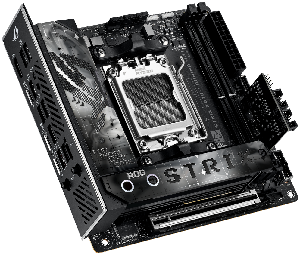ASUS ROG STRIX X870-I GAMING WIFI AMD X870 Zócalo AM5 mini ITX