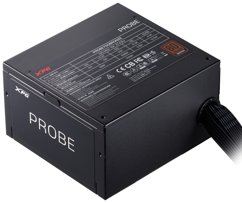 XPG FUENTE DE ALIMENTACIAN PROBE 600 BRONZE