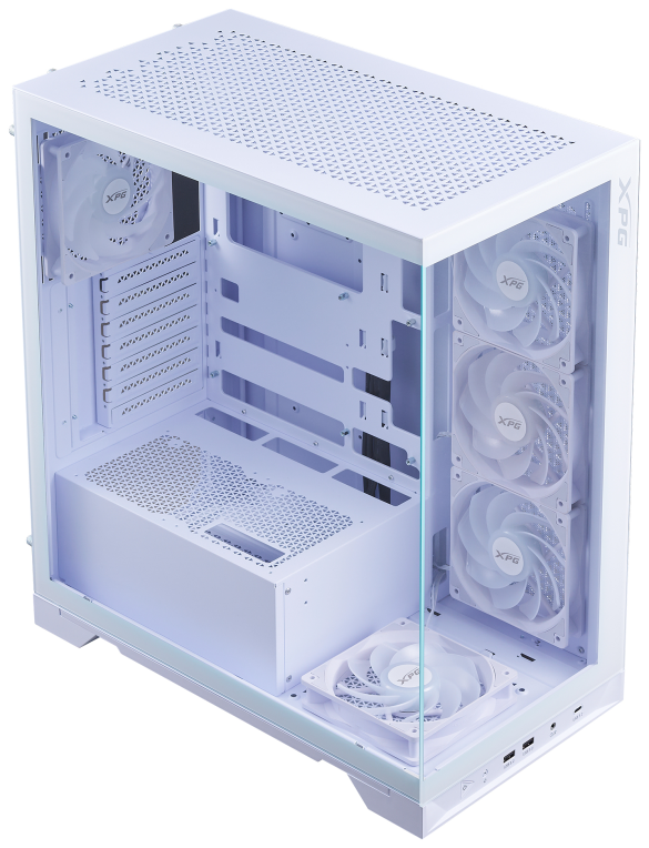 XPG Invader X BTF Midi Tower Blanco