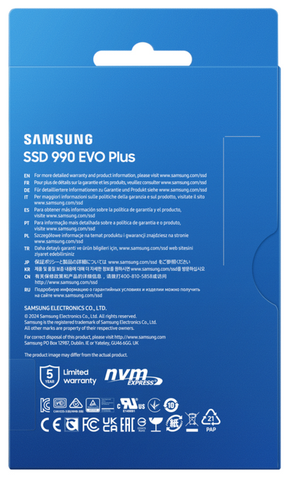 Samsung MZ-V9S1T0 1 TB M.2 PCI Express 4.0 NVMe V-NAND TLC