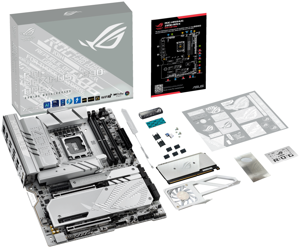ASUS ROG MAXIMUS Z890 APEX Intel Z890 LGA 1851 (Socket V1) ATX