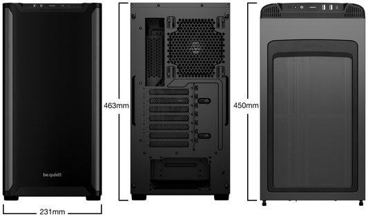 be quiet! PURE BASE 501 Black Midi Tower Negro