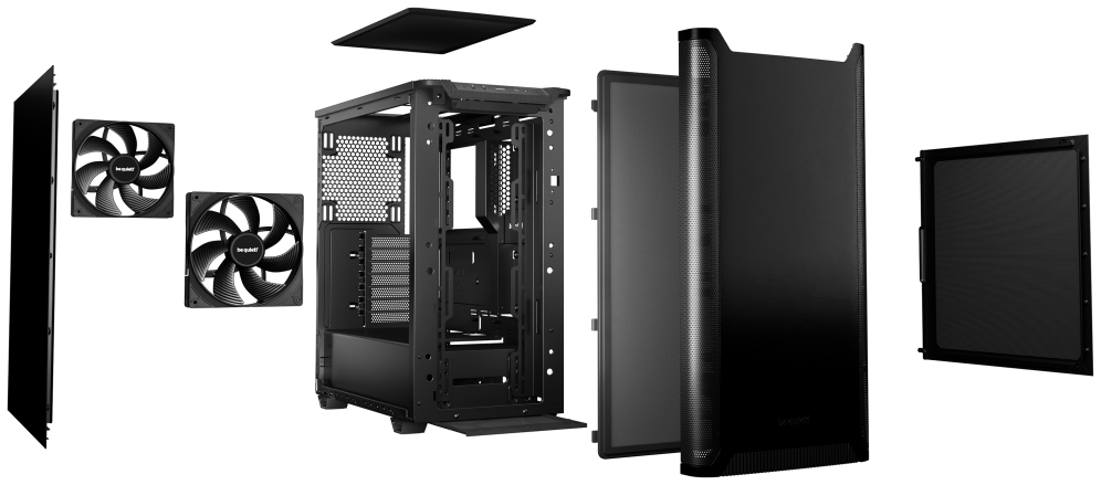 be quiet! PURE BASE 501 Black Midi Tower Negro