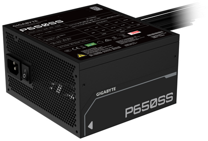 GIGABYTE P650SS unidad de fuente de alimentacion 650 W 20+4 pin ATX ATX Negro