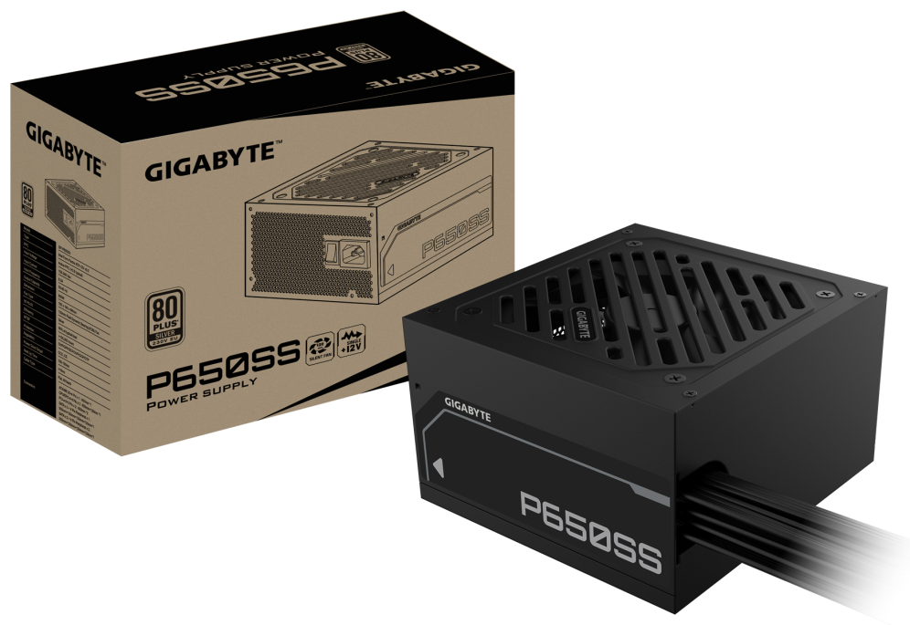 GIGABYTE P650SS unidad de fuente de alimentacion 650 W 20+4 pin ATX ATX Negro