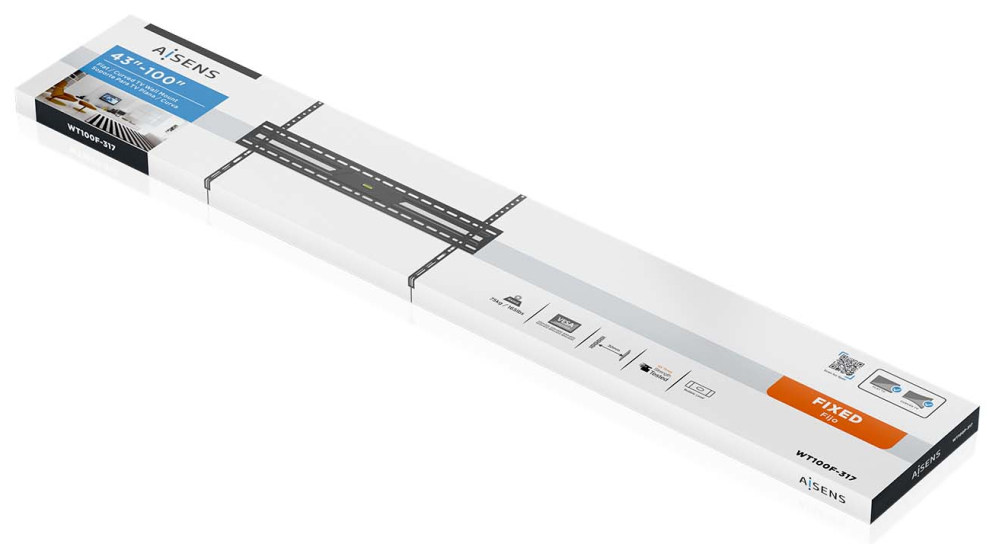 AISENS WT100F-317 soporte para TV 2,54 m (100'')