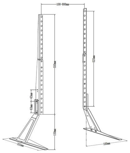 AISENS DT80F-305 soporte para TV 2,03 m (80'')