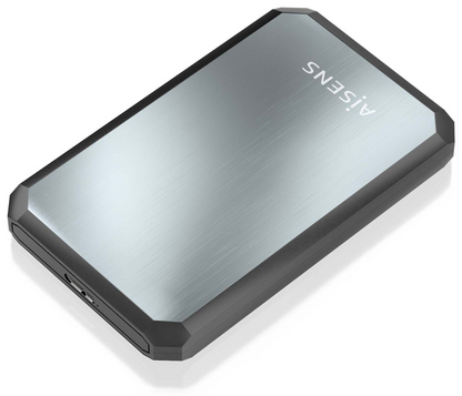 AISENS ASE-2529B caja para disco duro externo Carcasa de disco duro/SSD Negro, Gris 2.5''