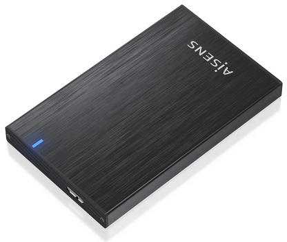 AISENS ASE-2527B caja para disco duro externo Carcasa de disco duro/SSD 2.5''