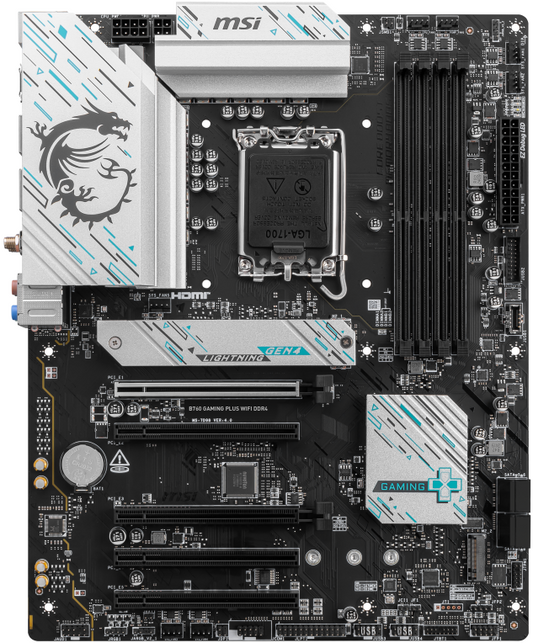 MSI B760 GAMING PLUS WIFI DDR4 placa base Intel B760 LGA 1700 ATX
