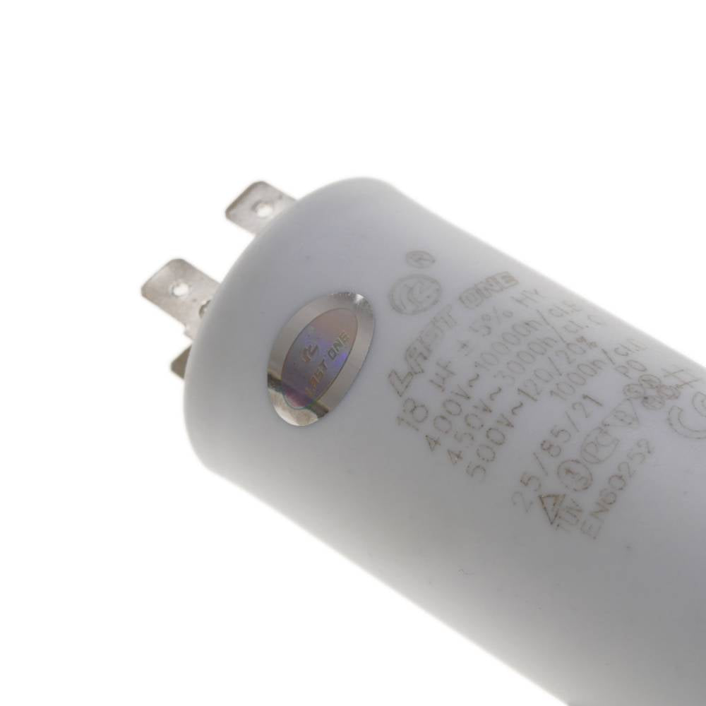 Condensador de arranque para motor eléctrico 18µF 450VAC