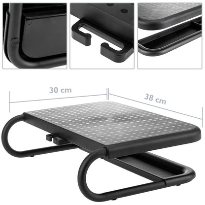 Soporte para monitor Elevador de pantalla negro