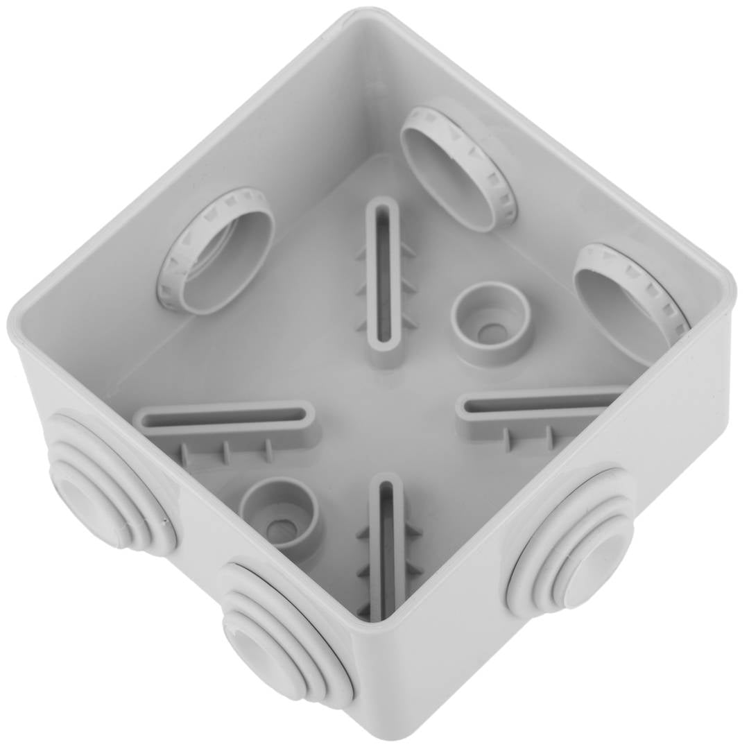 Caja estanca de superficie cuadrada IP55 85x85x50mm