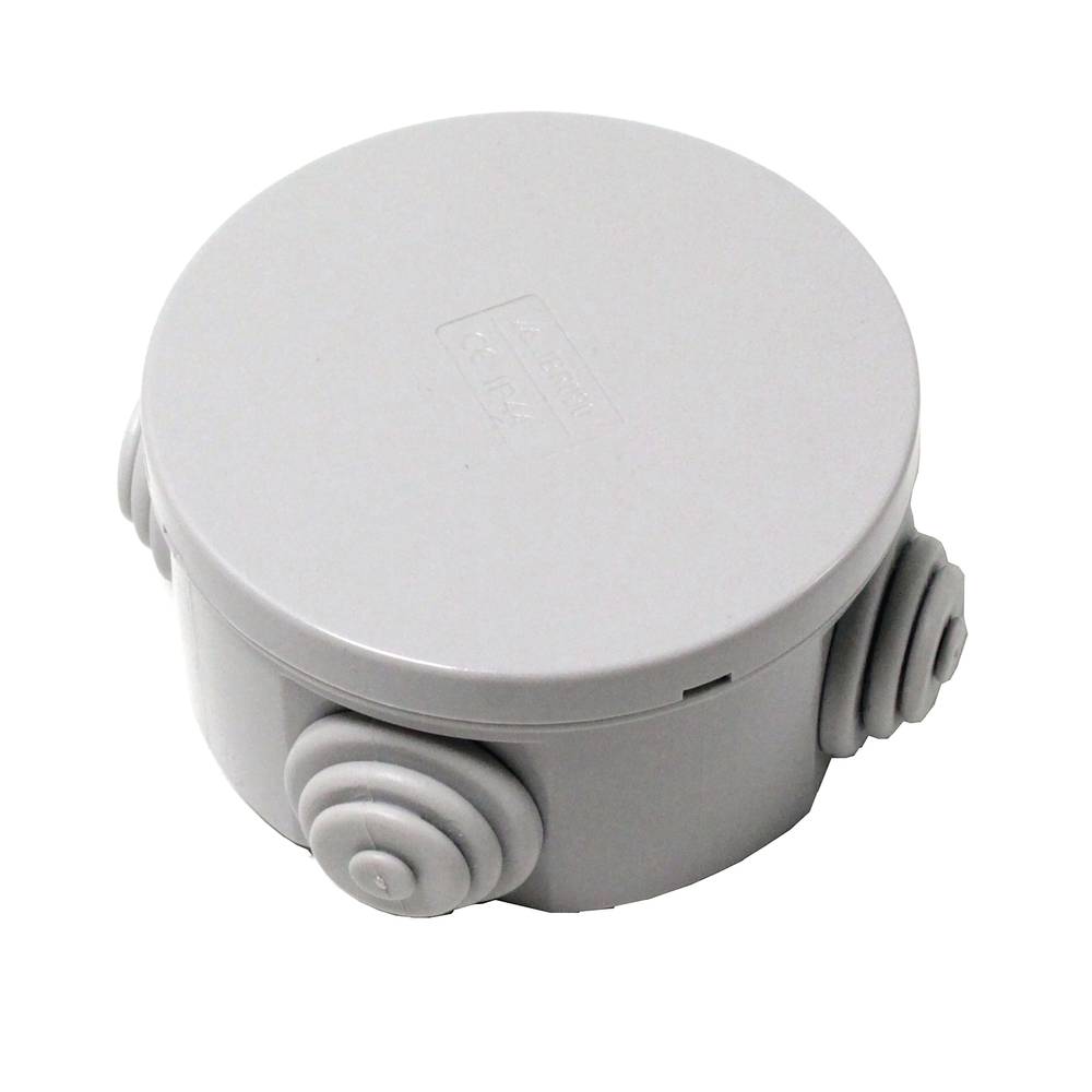 Caja estanca de superficie redonda IP44 80x36mm