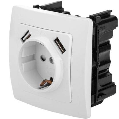 Caja de empotrar 66x66mm cajetín de conexiones eléctricas