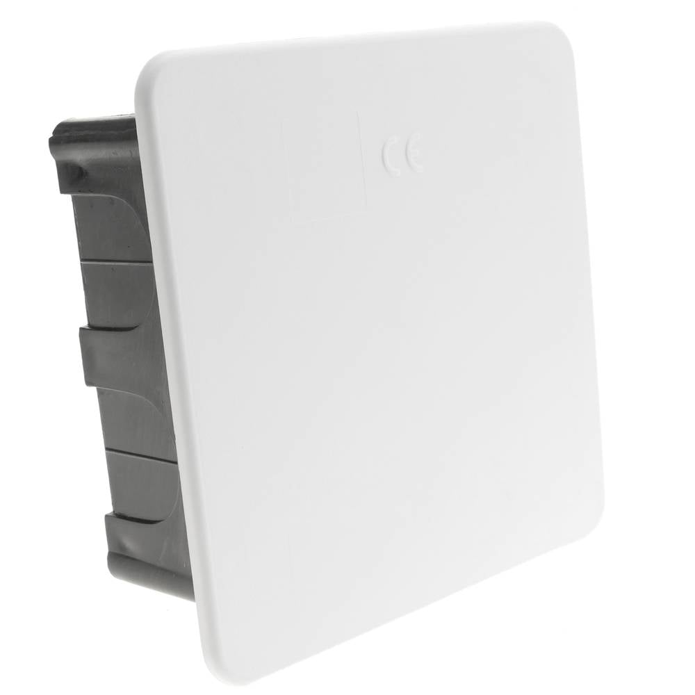 Caja empotrada de registro cuadrada 100x100x48mm para paredes huecas