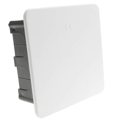 Caja empotrada de registro cuadrada 100x100x48mm para paredes huecas