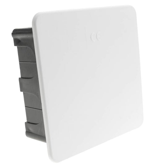 Caja empotrada de registro cuadrada 100x100x48mm para paredes huecas