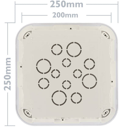 Caja empotrada de registro con tapa pared hueca 200x200x60 mm