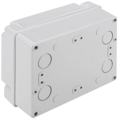 Caja estanca y hermética de superficie rectangular para protección de conexiones eléctricas 200x100x155mm
