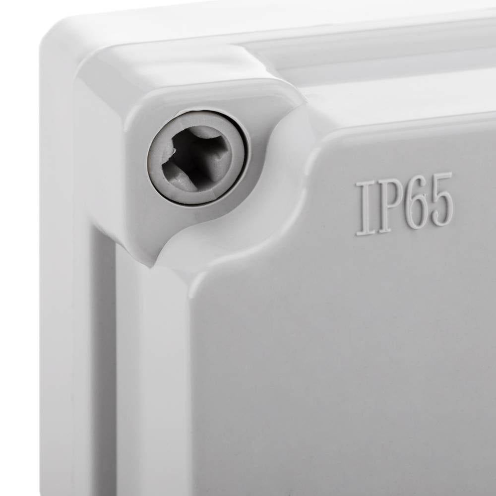 Caja estanca y hermética de superficie rectangular para protección de conexiones eléctricas 200x100x155mm