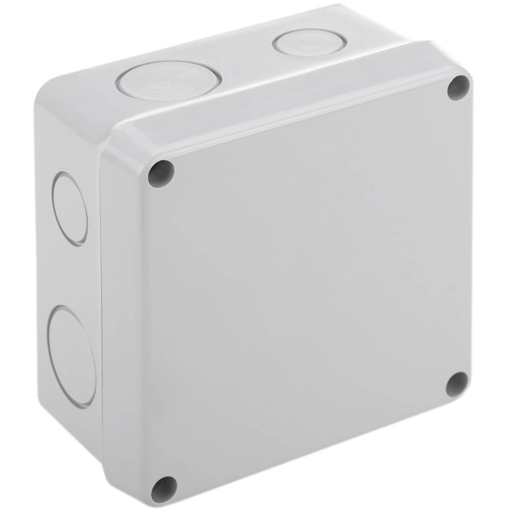 Caja de superficie cuadrada para protección y alojamiento de conexiones eléctricas 100x70x100mm