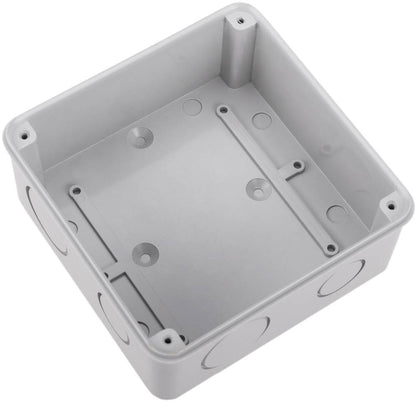 Caja de superficie cuadrada para protección y alojamiento de conexiones eléctricas 100x70x100mm
