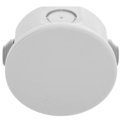 Caja de superficie redonda IP44 libre de halógenos LSZH 70x40mm