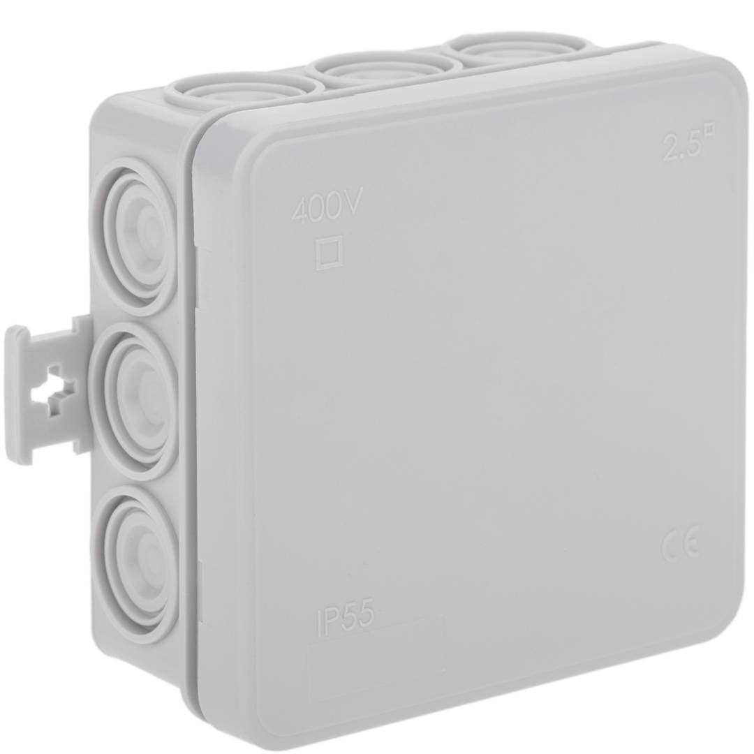 Caja de superficie cuadrada IP44 85x85x40mm