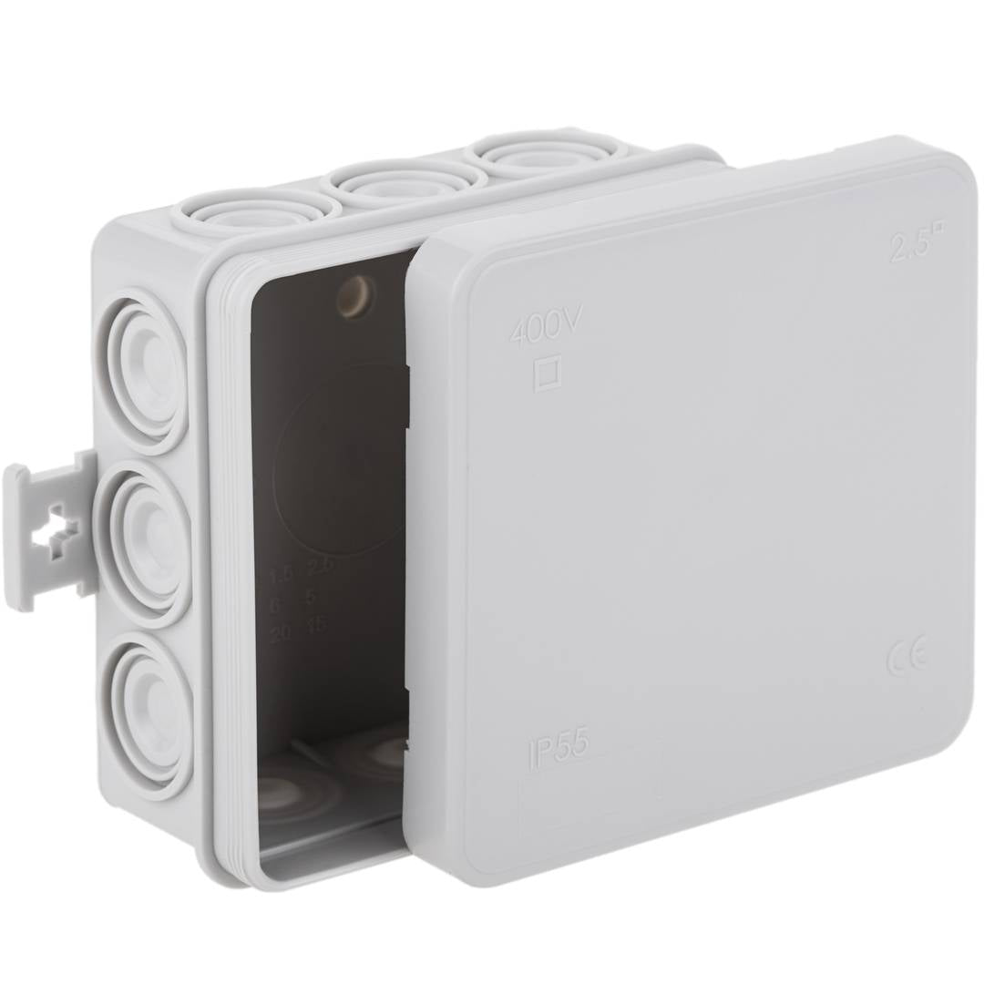Caja de superficie cuadrada IP44 85x85x40mm