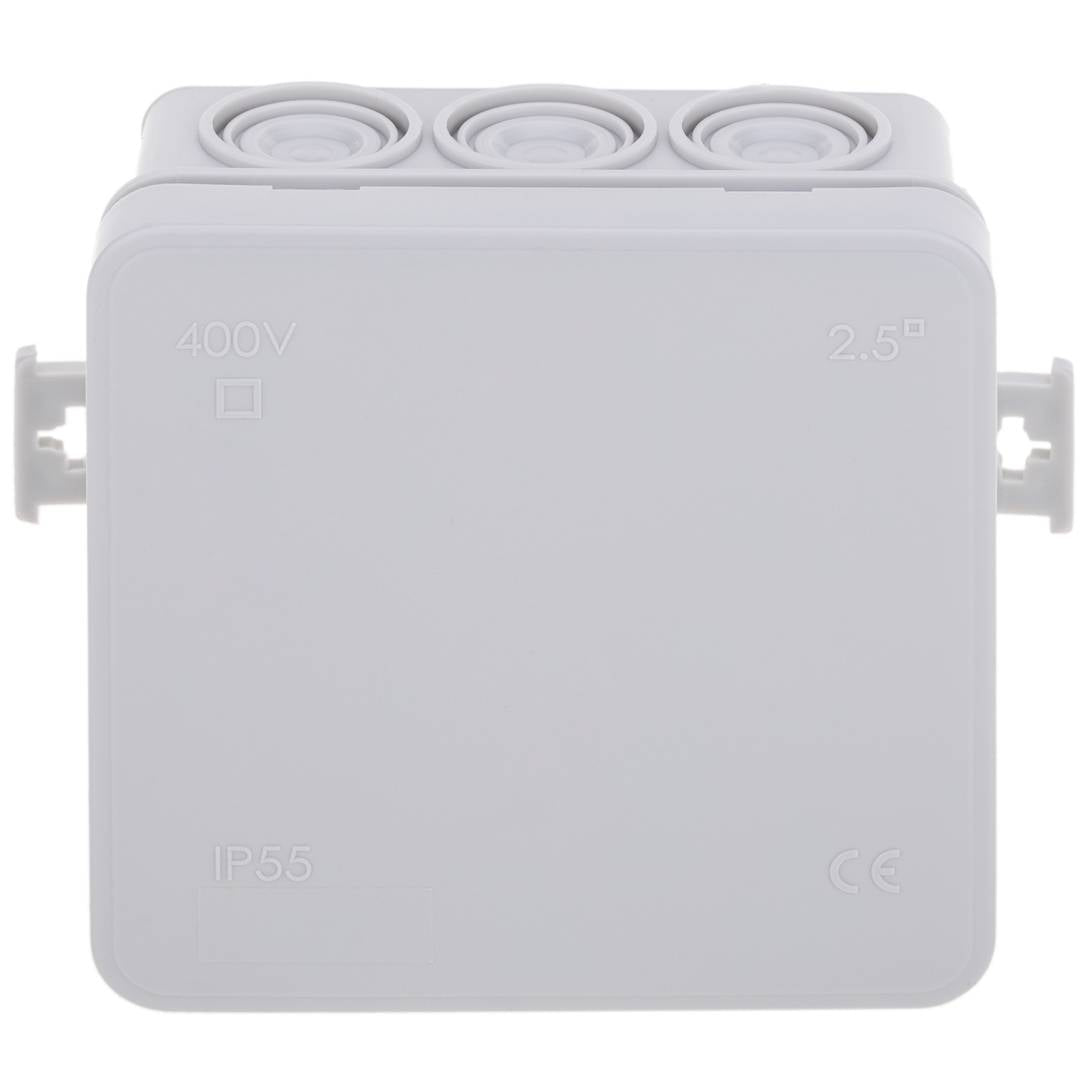 Caja de superficie cuadrada IP44 85x85x40mm