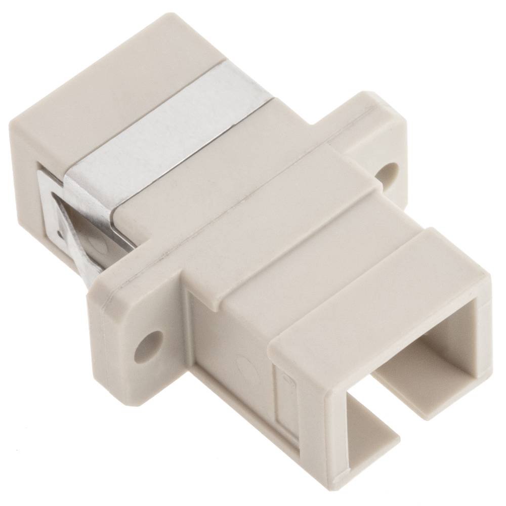 Acoplador de fibra óptica SC a SC multimodo simplex