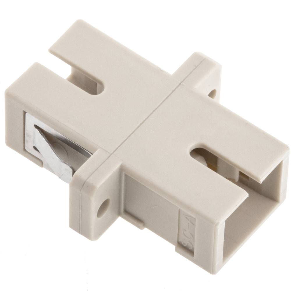 Acoplador de fibra óptica SC a SC multimodo simplex