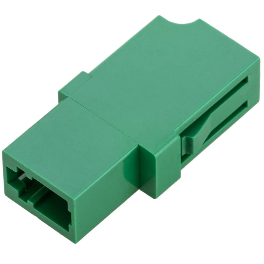 Acoplador de fibra óptica LC/APC a LC/APC monomodo simplex