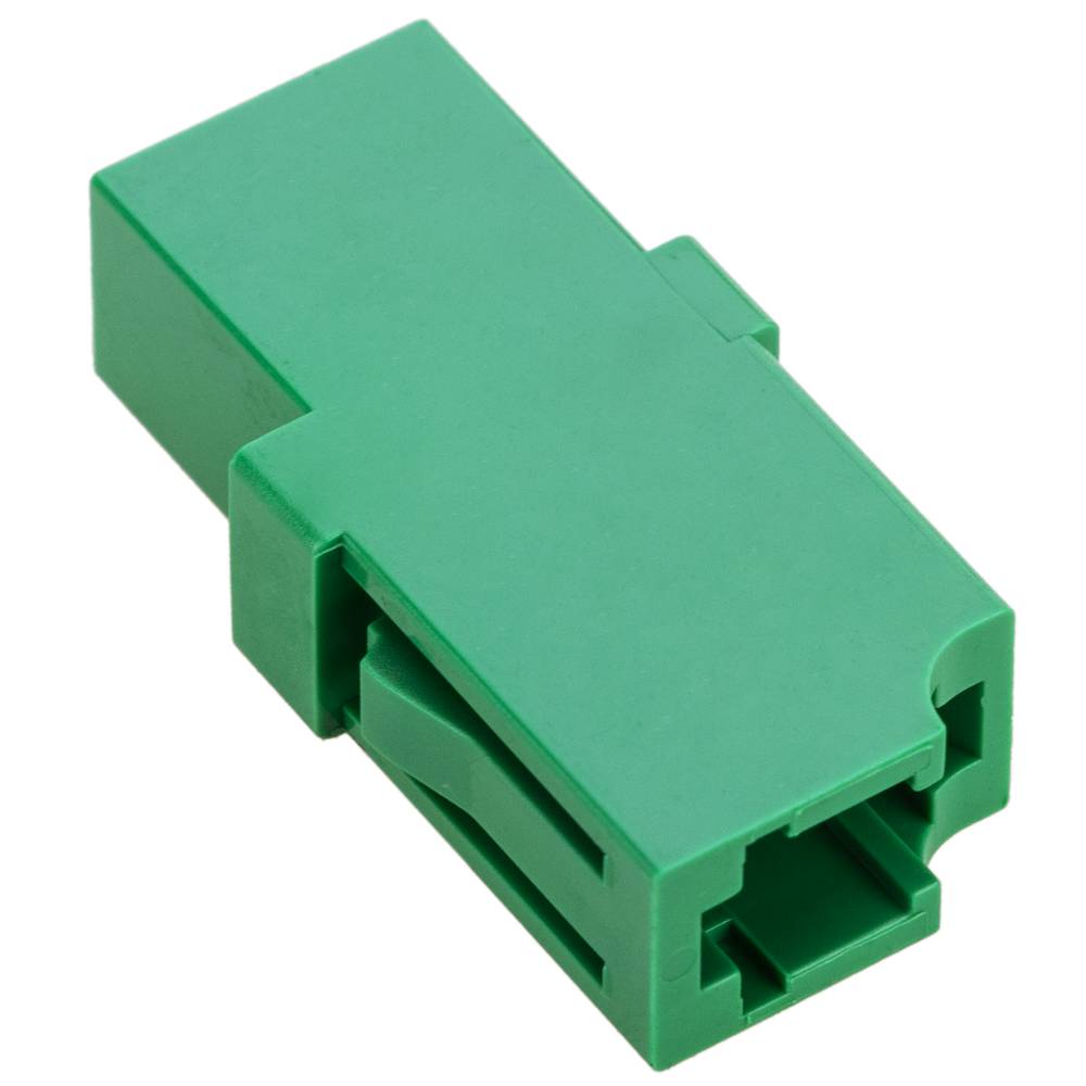 Acoplador de fibra óptica LC/APC a LC/APC monomodo simplex
