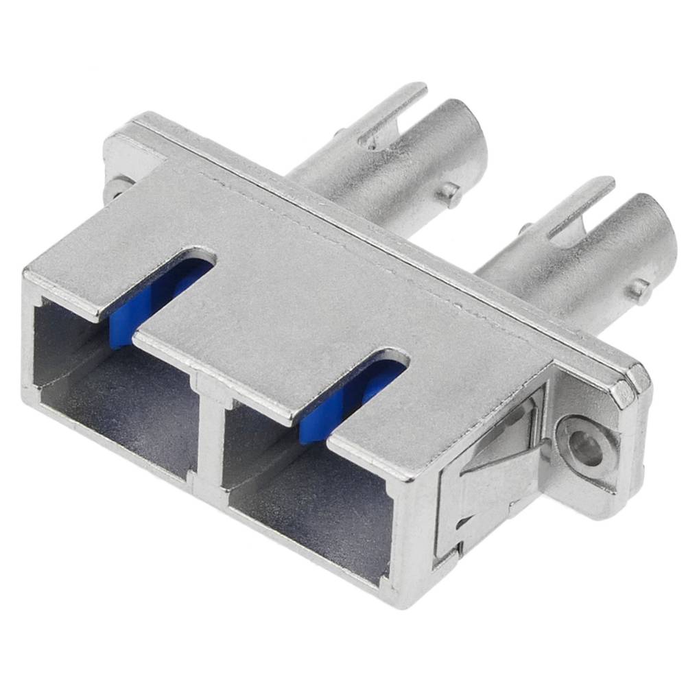 Acoplador de fibra óptica SC a ST multimodo duplex