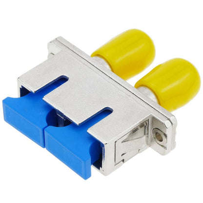 Acoplador de fibra óptica SC a ST multimodo duplex