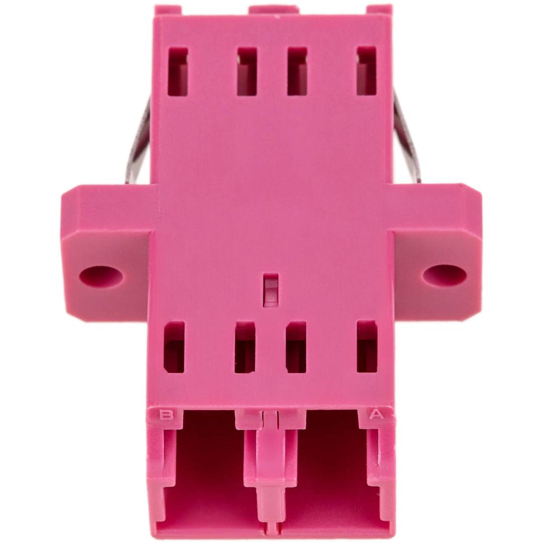 Acoplador de fibra óptica LC/UPC a LC/UPC multimodo OM4 dúplex