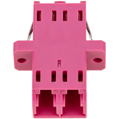 Acoplador de fibra óptica LC/UPC a LC/UPC multimodo OM4 dúplex