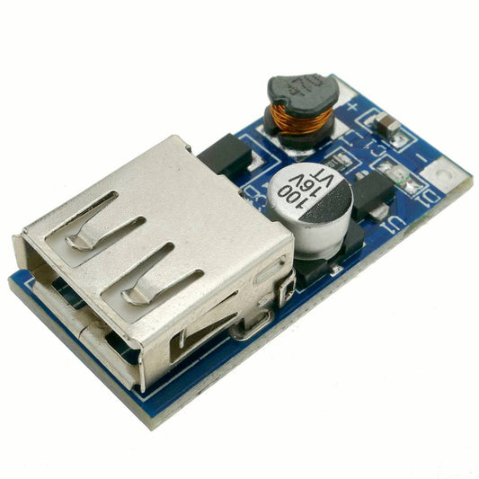Fuente de alimentación DC-DC 0.9-5V a 5V de 600mA con conversor de voltaje USB DW-0417