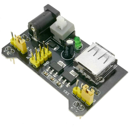 Fuente de alimentación de 3.3V-5V para circuito impreso MB102