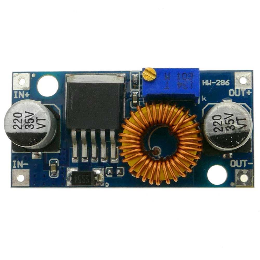 Fuente de alimentación DC-DC 1.25V-36V de 5A con conversor de voltaje DW-0408