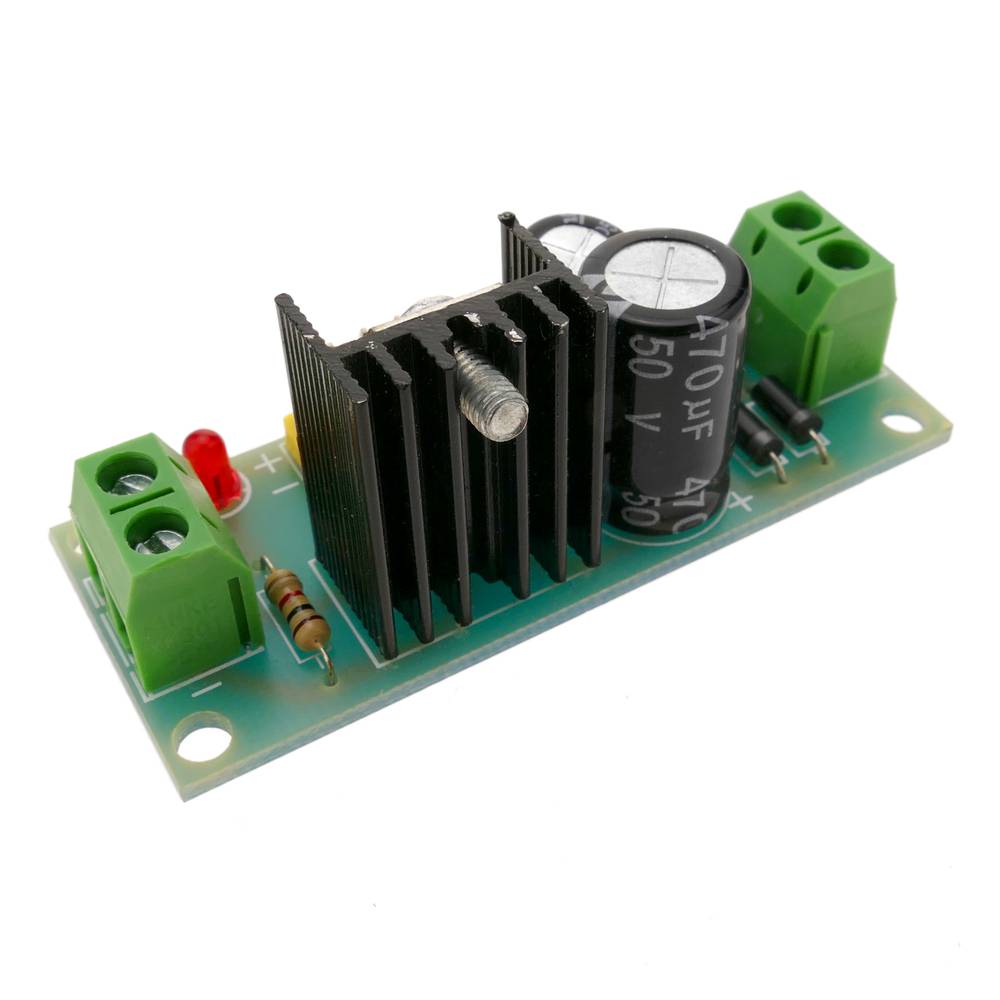 Fuente de alimentación DC-DC de 7.5V-20V a 5V con conversor y regulador LM7805 L7805 DW-0717