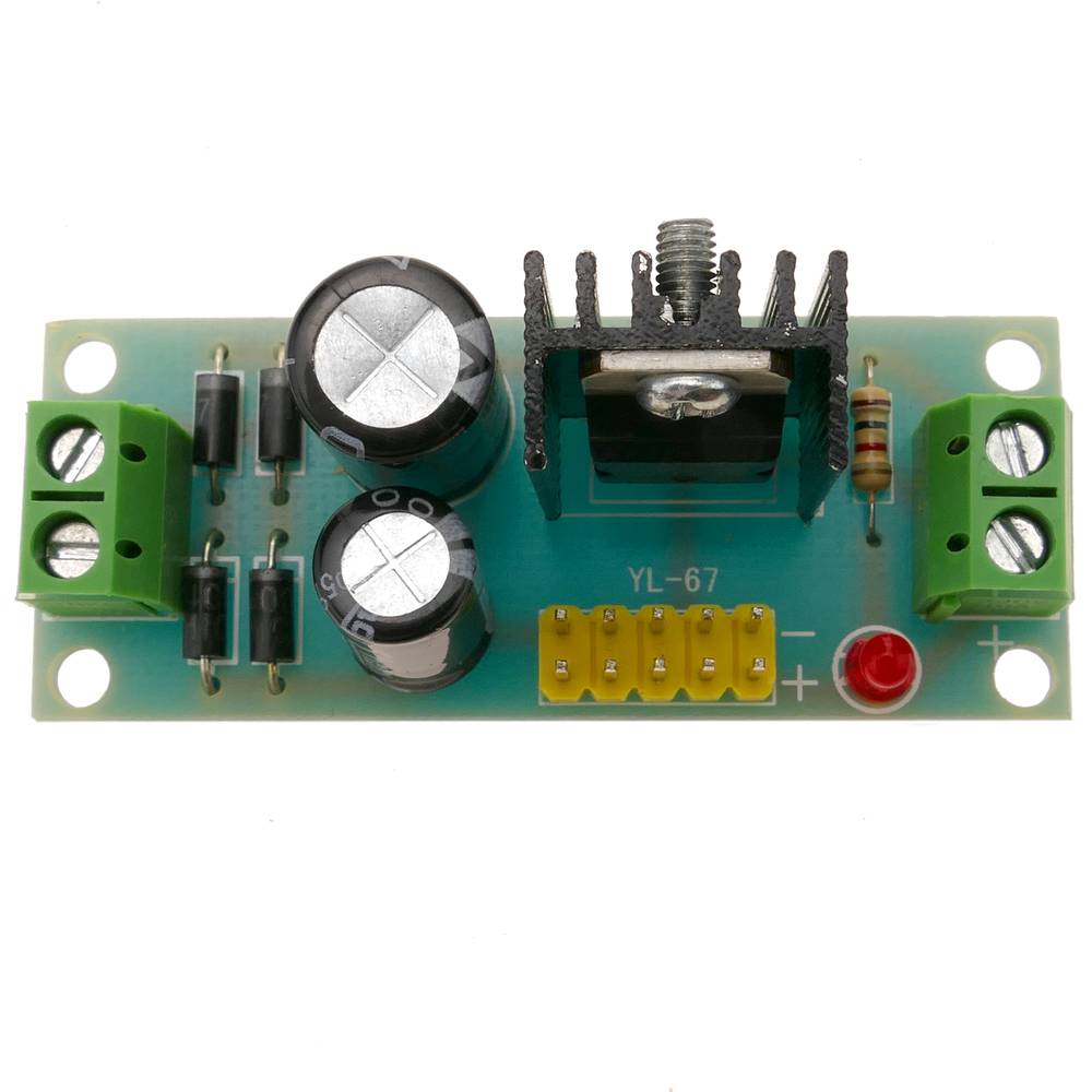 Fuente de alimentación DC-DC de 7.5V-20V a 5V con conversor y regulador LM7805 L7805 DW-0717