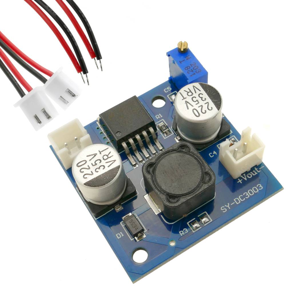 Fuente de alimentación DC-DC 3V-30V a 1.22V-18V con conversor DW-0420