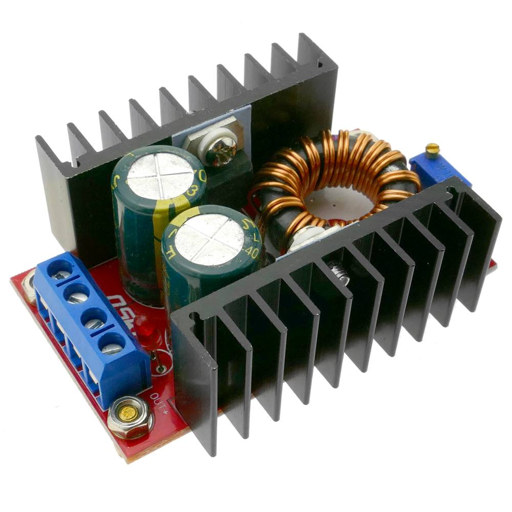 Fuente de alimentación DC-DC de 10-32V a 35-60V de 120W ajustable con disipador DW-0406